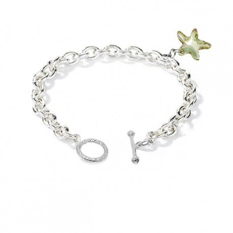 Ocean Starfish SWAROVSKI  Elements Charms in 18K  White Gold Plated