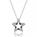 Kelvin Gems Premium Twinkle Star Pendant Necklace m/w SWAROVSKI Zirconia
