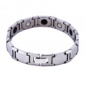 Kelvin Gems 101 Mens Healthcare Magnetic Bead Tungsten Bracelet