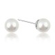Lydia Shell Pearl Stud Earring Crafted by Angie 8mm