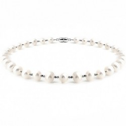 Classic Light Natalie Fresh Water Pearl Necklace Crafted by Angie