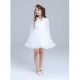 Elegant Long Sleeve Soft Top Flower Girl Dress