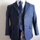 Luxury 5Pcs Little Boy/Man Coat Vest Set with Tie-Blue