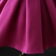 Chic and Luxury Crafted Patchwork Dress Magenta 3-10y