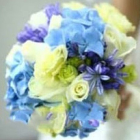 Summerpots Bridal Bouquet - Blue Indigo