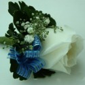 Summerpots Bridal Corsage & Boutonniere - White Rose